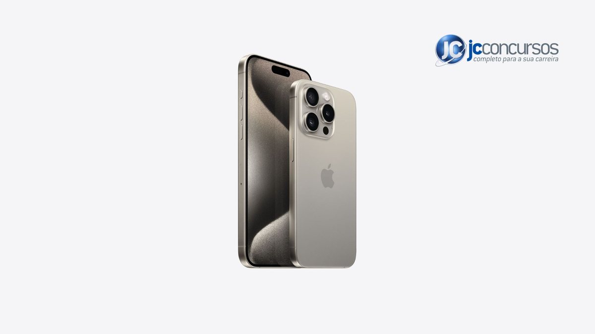 Modelo iPhone 15 pro - Divulgação Apple