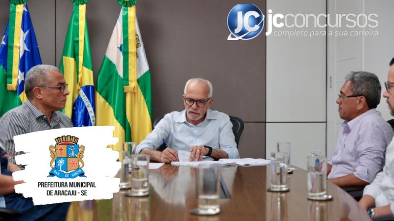 None - Concurso Prefeitura de Aracaju SE: prefeito Edvaldo Nogueira foto Arthur D'Avilla