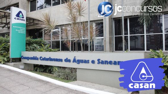 None - Concurso Casan SC: sede da Casan SC; Divulgação