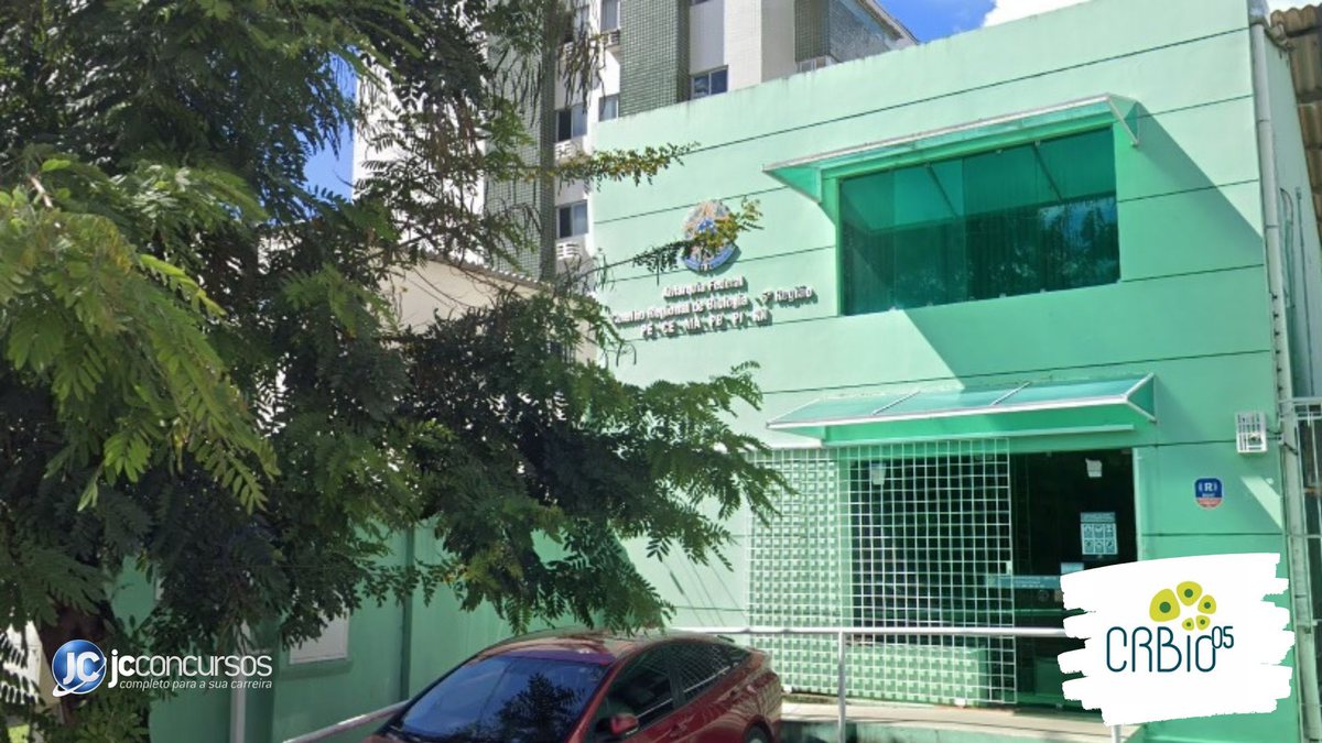 Concurso do CRBio-5: fachada da sede do órgão, no Recife (PE)