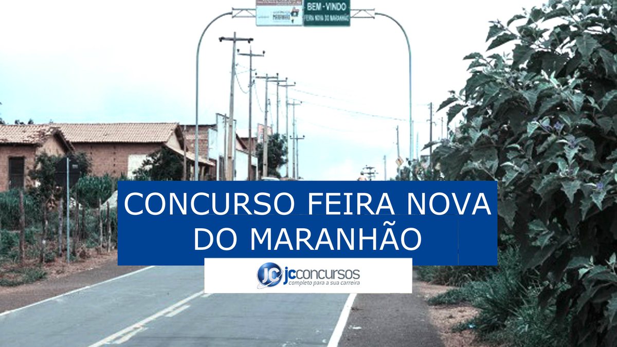 Concurso de Feira Nova do Maranhão: vista da cidade