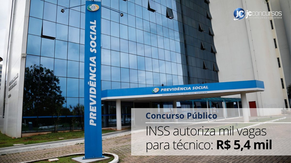 Concurso INSS: banca organizadora para técnico será definida até agosto, confirma órgão