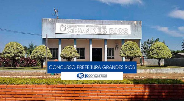 Concurso Prefeitura de Grandes Rios - sede do Executivo - Divulgação