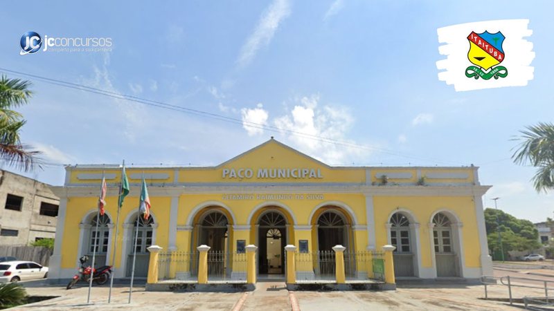Concurso da Prefeitura de Itaituba: fachada do edifício-sede do Executivo