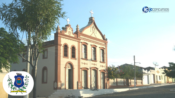 Concurso da Prefeitura de Caraúbas (PB): igreja matriz da cidade - Foto: Egberto Araújo