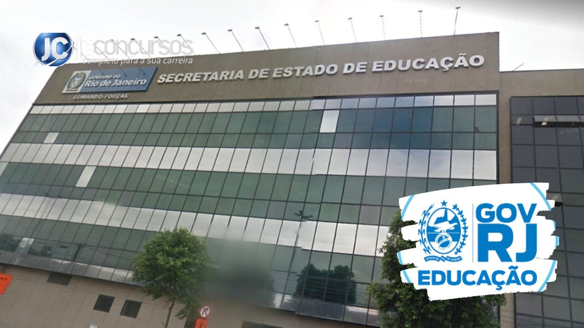 Concurso da Seeduc RJ: sede da Secretaria Estadual da Educação do Rio de Janeiro