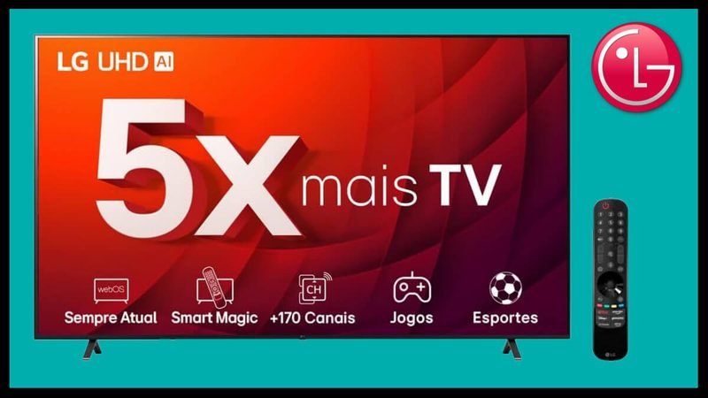 Mega Oferta Amazon Prime: smart TV UHD da LG com descontos de até 44%