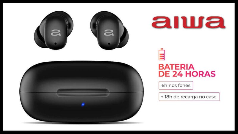 None - Fone de Ouvido Earbud AIWA - Divulgação