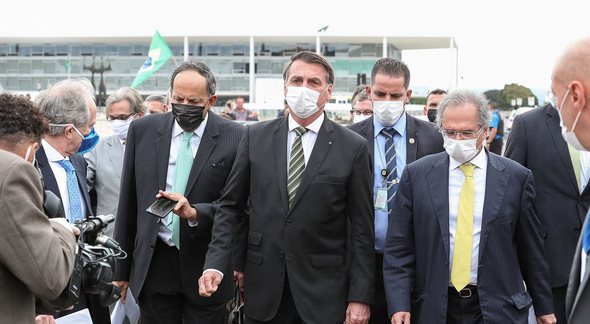 Presidente Jair Bolsonaro e ministros - Marcos Corrêa PR/CP
