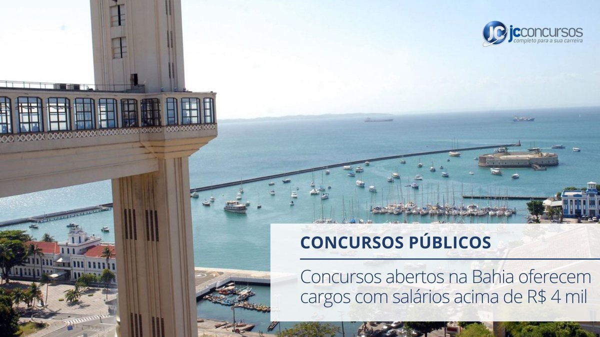 O JC Concursos separou uma lista com os concursos abertos na Bahia; confira