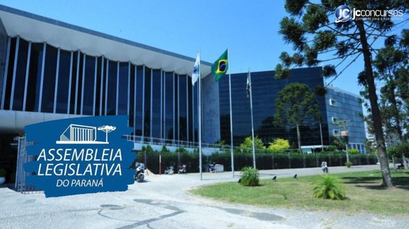 None - Concurso Alep PR: fachada da Assembleia Legislativa do Paraná - Crédito: Josette Leprevost/Alep