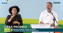 Arthur Lira (PP) discursa durante evento de entrega de moradias em Maceió (AL) - Reprodução YouTube - Auxílio Gás em dobro
