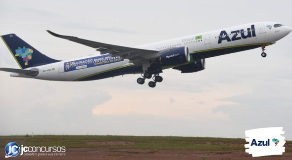 Avião da Companhia Aérea Azul - Agência Brasil