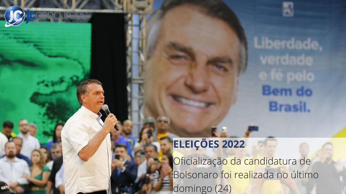 Bolsonaro durante evento do PL