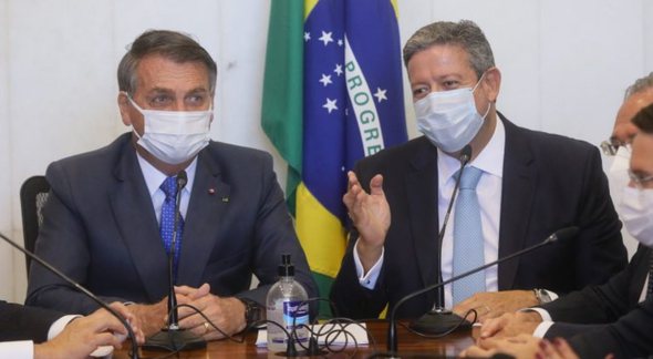 Presidente Jair Bolsonaro e o presidente da Câmara dos Deputados, Arthur Lira - Cleia Viana/Agência Câmara