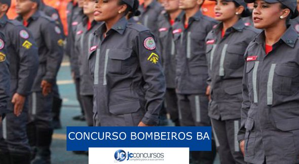 Concurso Bombeiros BA: servidores do corpo de bombeiros - Divulgação