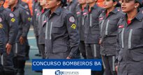 Concurso Bombeiros BA: servidores do corpo de bombeiros - Divulgação