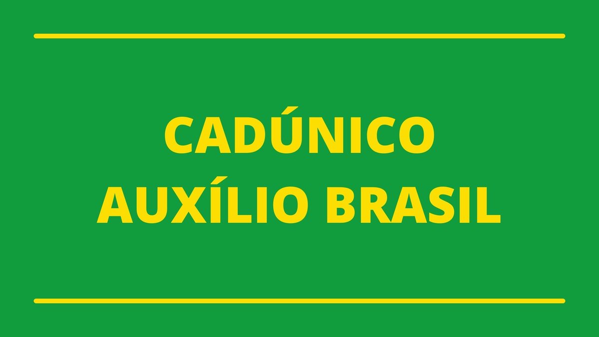 Auxílio Brasil: CadÚnico é requisito para participar do programa social