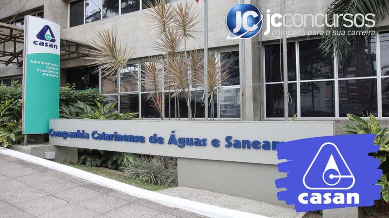 None - Concurso Casan SC: sede da Casan SC; Divulgação
