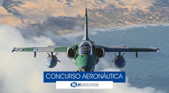 Concurso Aeronáutica - avião da Força Aérea Brasileira - Divulgação