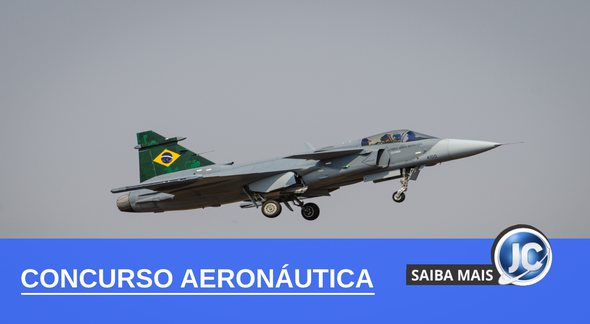 Concurso Aeronáutica - avião da Força Aérea Brasileira - Divulgação