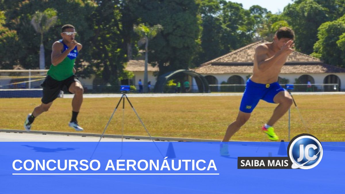 Concurso Aeronáutica - atletas da Força Aérea Brasileira