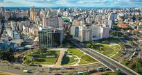 Concurso da Agergs: vista aérea de Porto Alegre, onde fica a sede do órgão - Divulgação