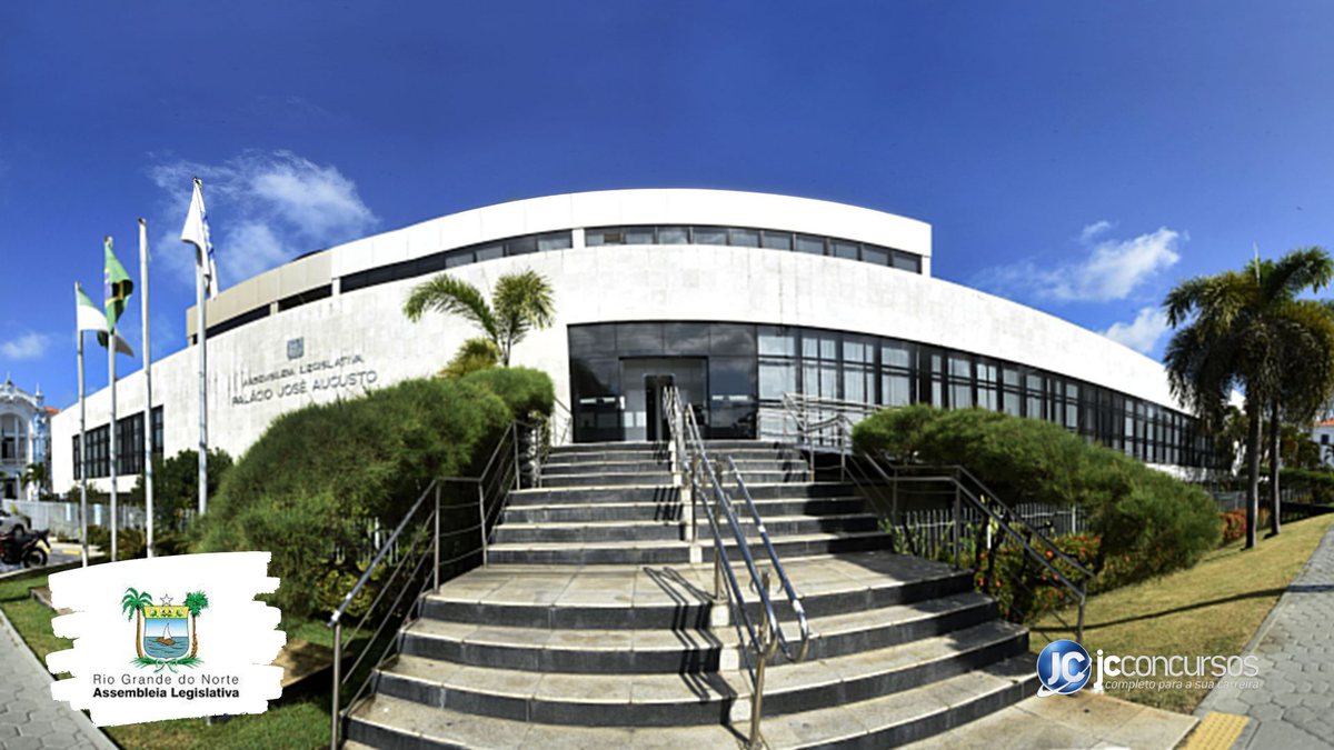 Concurso da AL RN: sede da Assembleia Legislativa do Rio Grande do Norte, em Natal