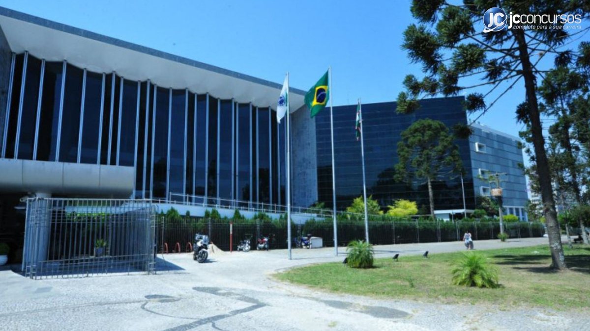 Concurso da Alep: fachada da Assembleia Legislativa do Paraná