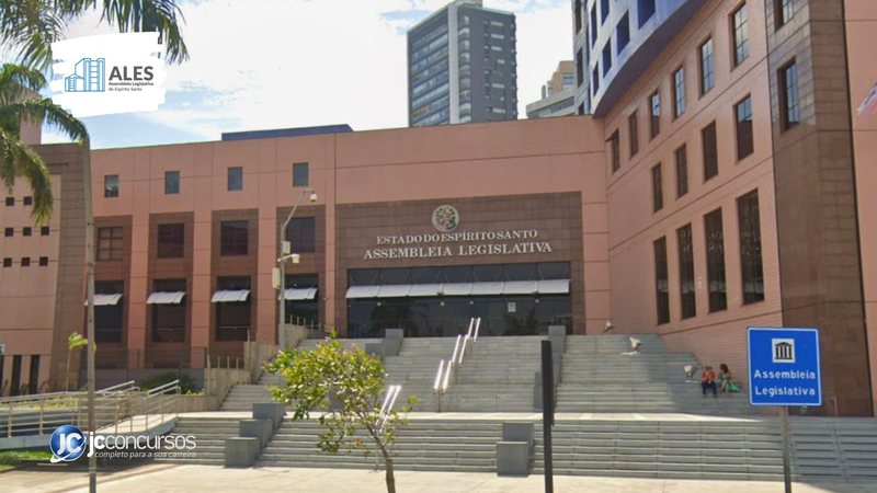 Concurso da ALES: prédio da Assembleia Legislativa do Estado do Espírito Santo