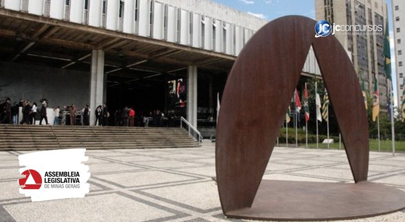 Concurso da ALMG: Hall das Bandeiras do Palácio da Inconfidência, sede da Assembleia Legislativa de Minas Gerais - Divulgação