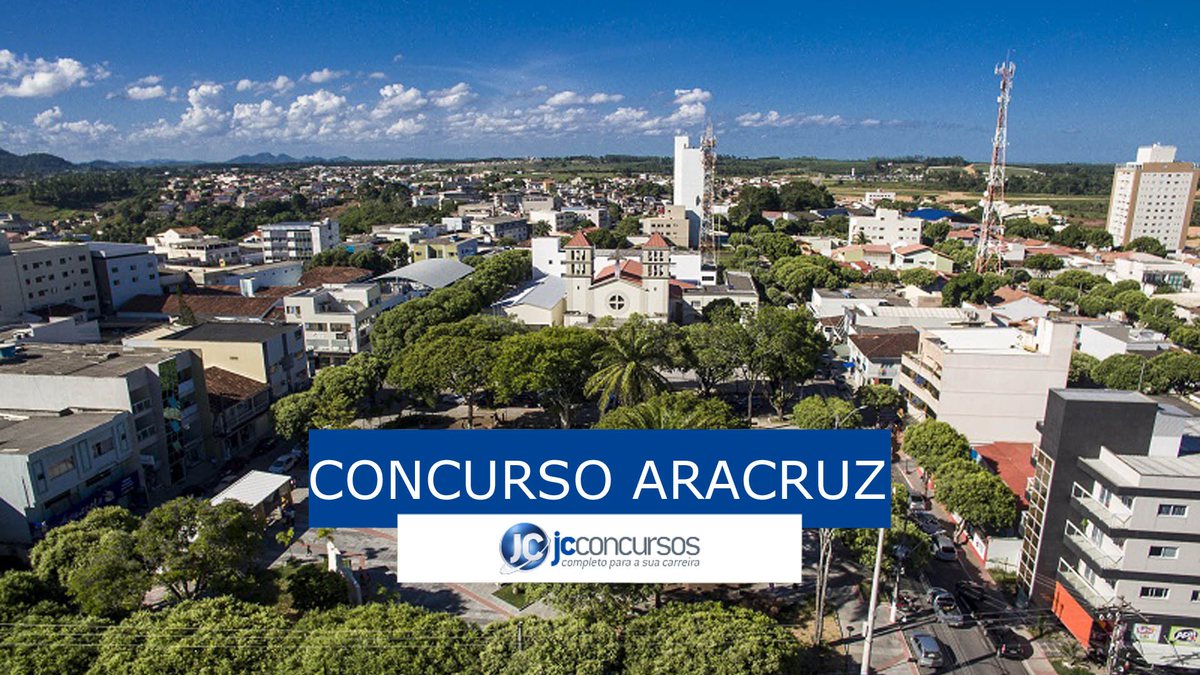 Concurso Semed Aracruz: vista aérea da cidade