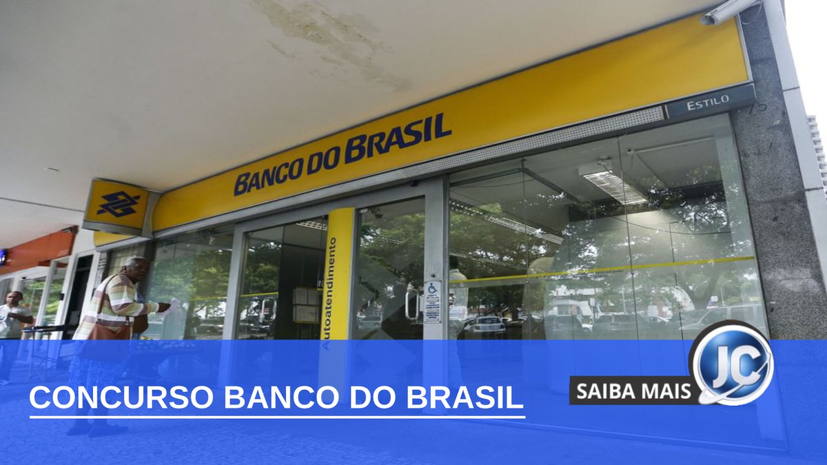 Entrada de uma agência do Banco do Brasil