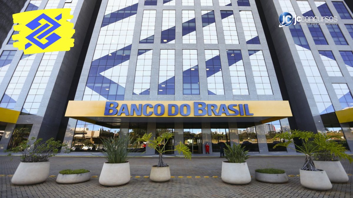 Concurso do Banco do Brasil: fachada do edifício-sede da instituição financeira, em Brasília