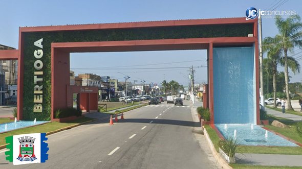 Concurso da Câmara de Bertioga SP: portal de entrada da cidade - Google Street View