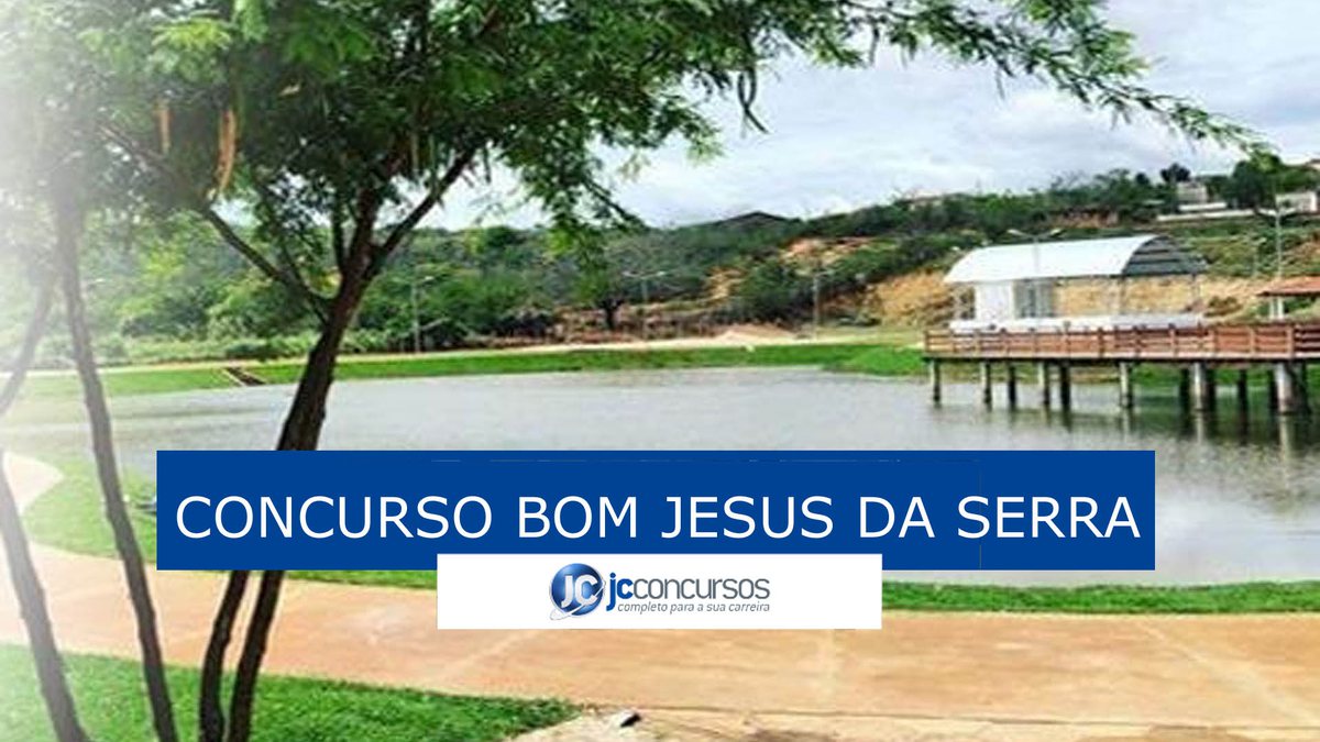 Concurso de Bom Jesus da Serra: vista da cidade