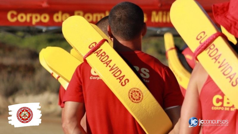 Processo seletivo dos Bombeiros RS: guarda-vidas de costas