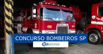 Concurso Bombeiros SP : caminhão de bombeiros - Divulgação
