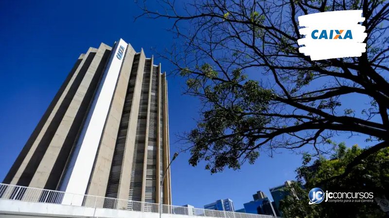 Concurso da Caixa: edifício-sede da instituição financeira, em Brasília (DF)
