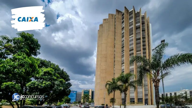 Concurso da Caixa: edifício-sede da instituição financeira, em Brasília (DF)