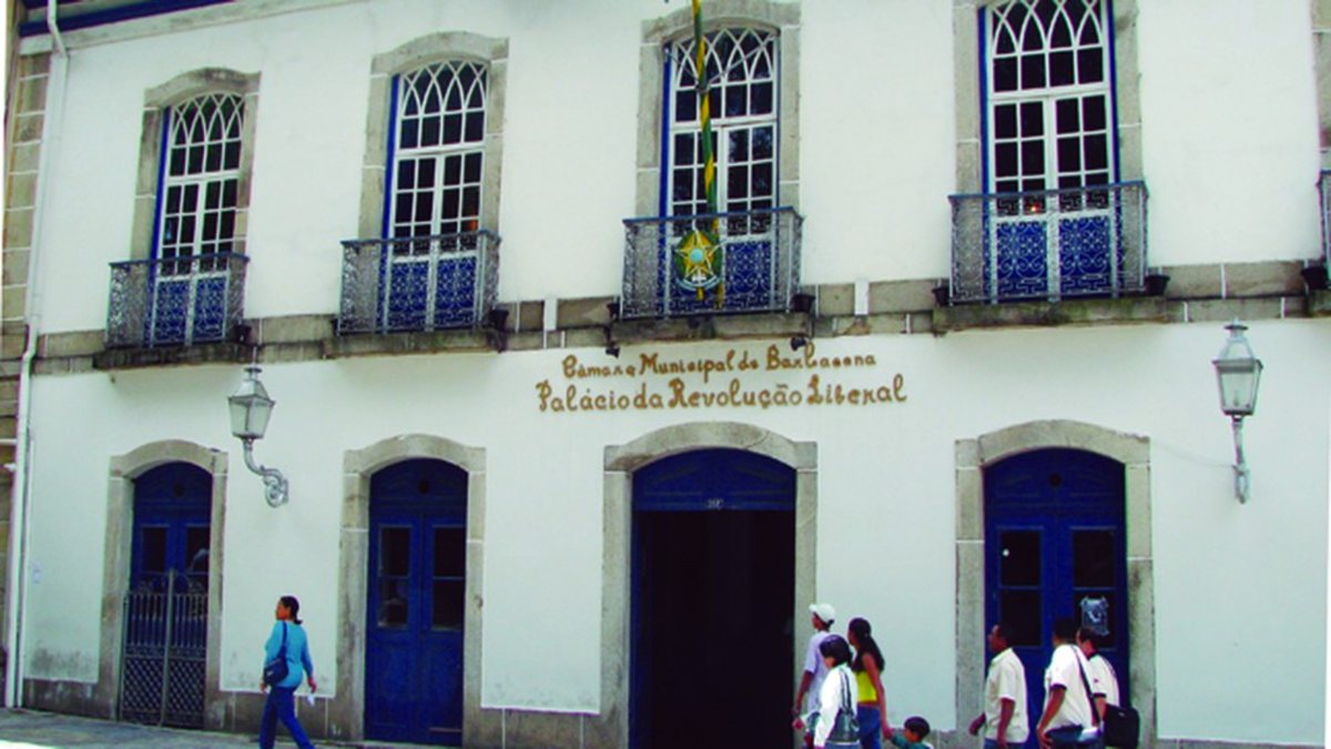 Concurso Câmara de Barbacena: fachada do prédio do Legislativo