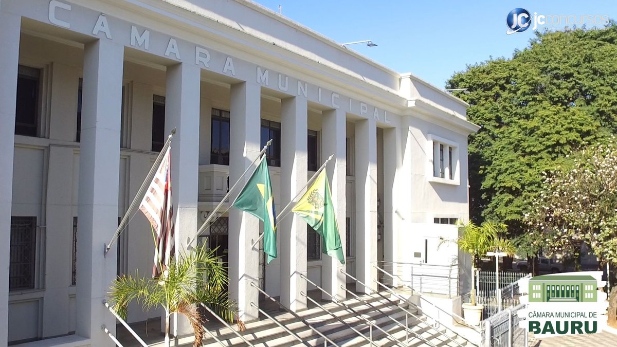 Concurso da Câmara de Bauru SP: sede do Legislativo