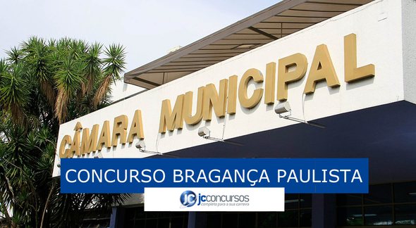 Concurso da Câmara de Bragança Paulista: sede do órgão - Divulgação