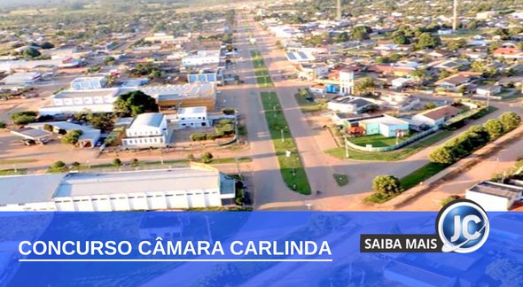 Concurso Câmara de Carlinda: vista aérea do município - Divulgação