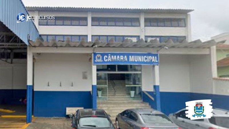 Concurso da Câmara de Divinolândia SP: fachada do Legislativo