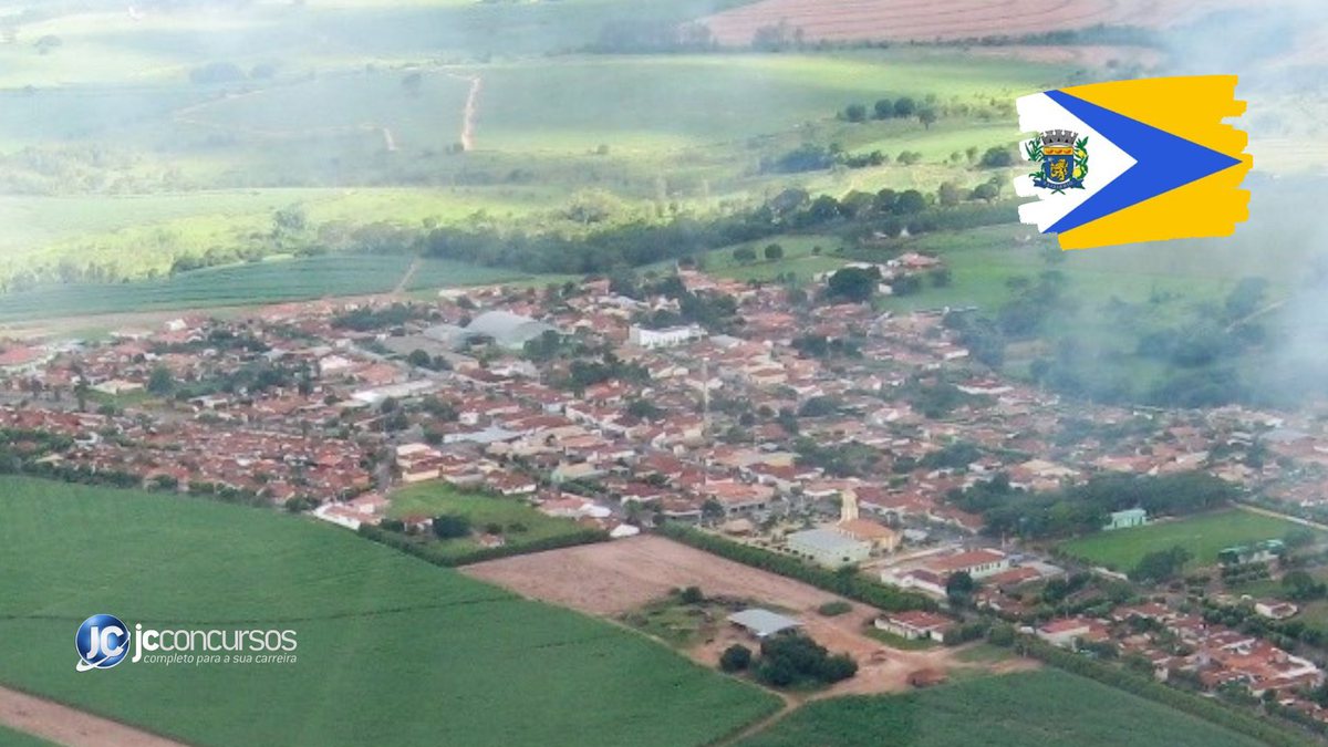 Concurso da Câmara de Elisiário: vista aérea do município