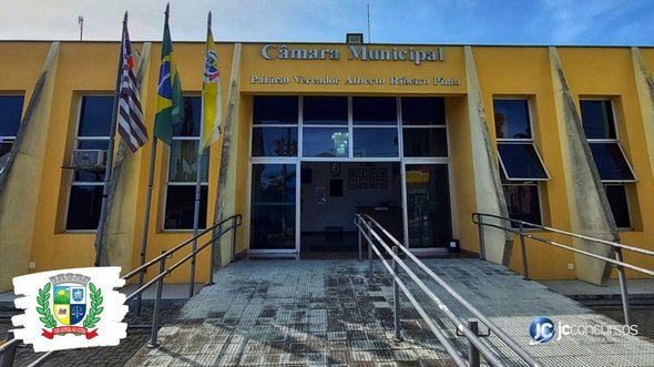Concurso da Câmara de Embu-Guaçu: fachada do prédio do Legislativo - Divulgação