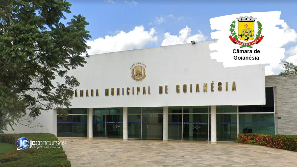 Concurso da Câmara de Goianésia GO: sede do órgão