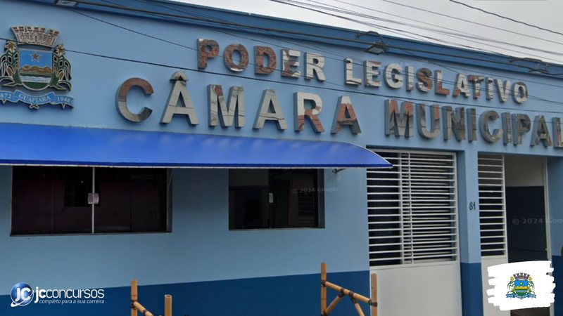 Concurso da Câmara de Guapiara SP: sede do Legislativo - Google Street View