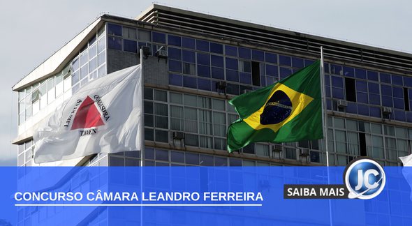 Concurso Câmara de Leandro Ferreira - bandeiras do Brasil e de Minas Gerais - Divulgação